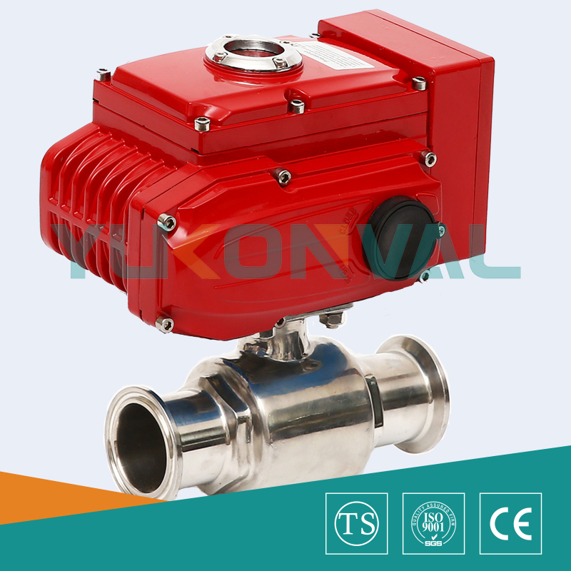 電動(dòng)衛(wèi)生級快裝球閥